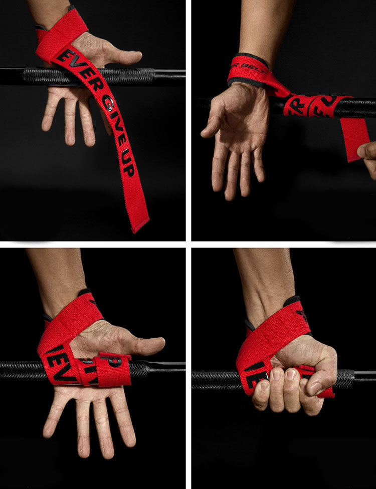 weightlifting wrist straps fitness bodybuilding training gym