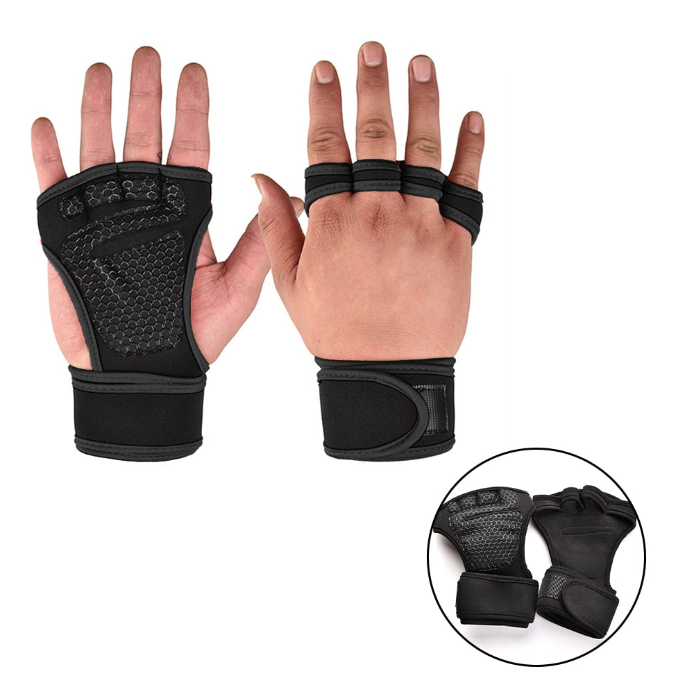 1 Pairs Weight Lifting Training Gloves