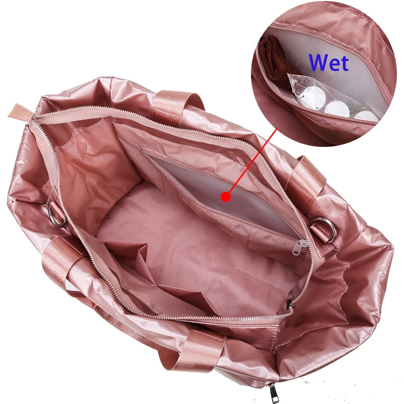 Women Gym Sport Bag Waterproof Swimming Yoga Mat