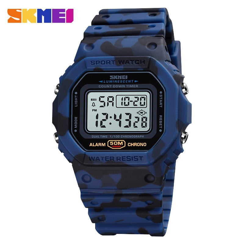 Multifunctional Digital Sport Watch Men 2 Time