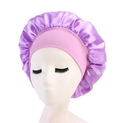 1PCS Adjust solid satin hat