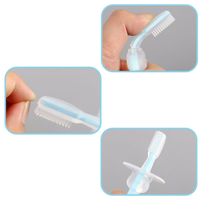 1PC Kids Soft Silicone Training Toothbrush