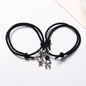 2Pcs Magnetic Couple Necklace Lovers Heart Distance Paired Pendant Projection Necklaces For Women Jewelry Valentine's Day Gift