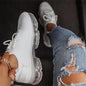 Women Sneakers Trends Spring New Stretch Fabric