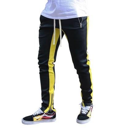 Jogging Pants Men Running Pants With Zipper Sport Fitness