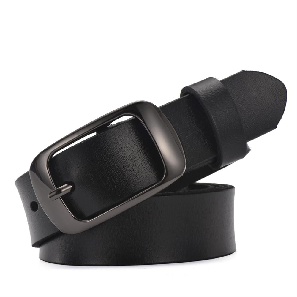 Women's strap casual all-match Women brief genuine leather belts Women's strap pure color belt Top quality jeans belt WH001