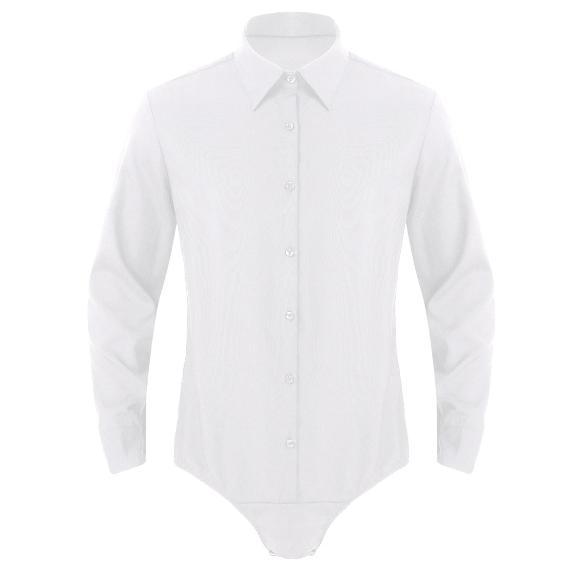 Turn-down Collar Shirt Body Suits Button Down Casual