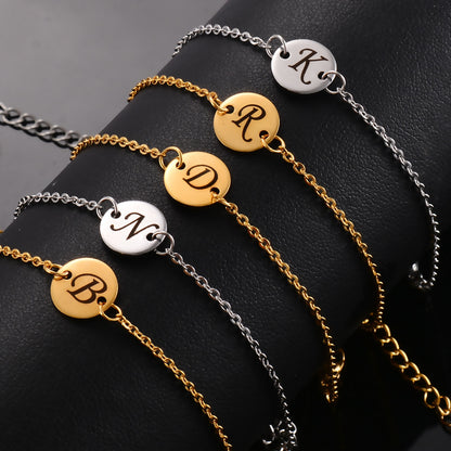 Cursive Initial Bracelet