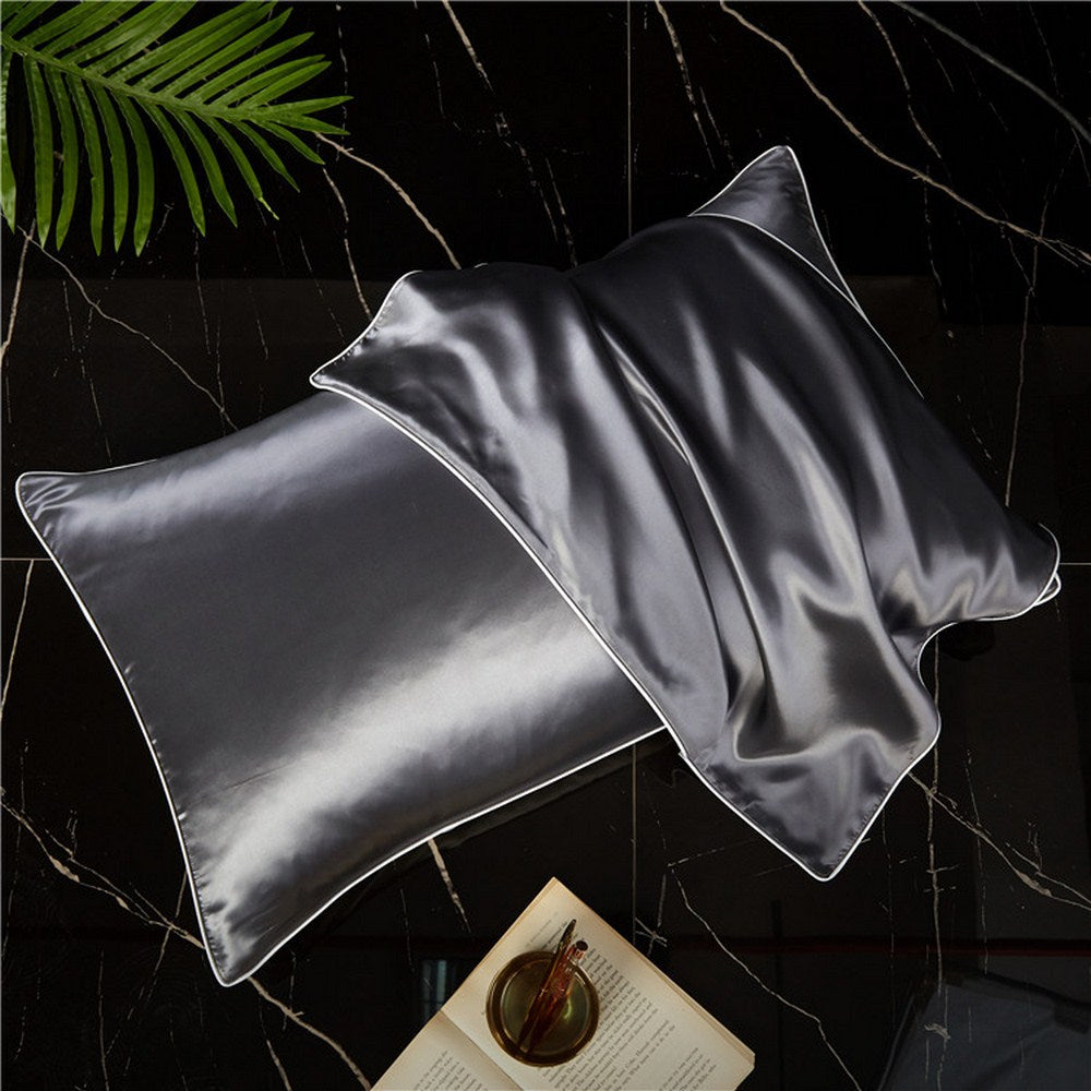 New 100% Mulberry Silk Pillowcase Top Quality Pillow Case Silk Pillow Case 48X74CM Pillowcase Bed Throw Single Pillow Covers