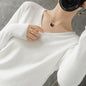 V-neck Knitwear Long Sleeve Loose Cashmere Sweater