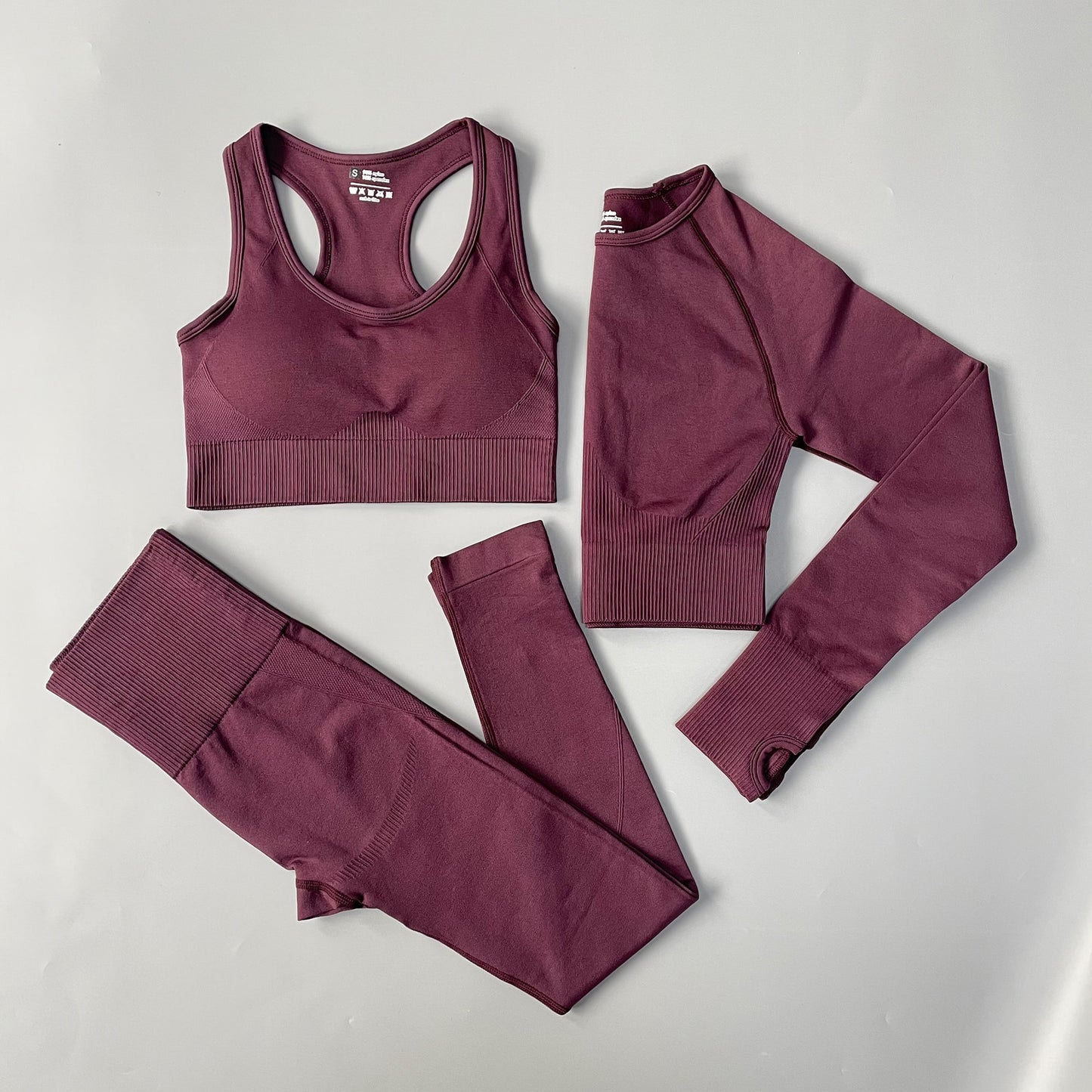 Fitness Frauen Yoga Set Nahtlose Sportswear Workout