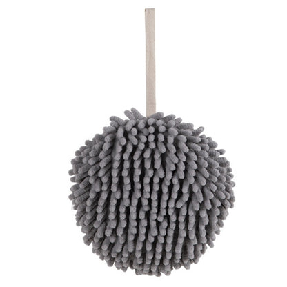 Chenille Hand Handtücher Küche Bad Hand Handtuch Ball mit Hänge Loops Schnell Trockenen Weichen, Saugfähigen Mikrofaser Handtücher