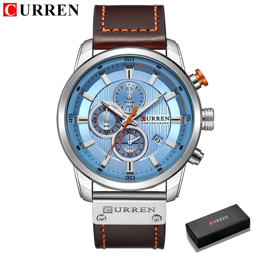 Curren Fashion Date Quartz Men Watches Top Brand