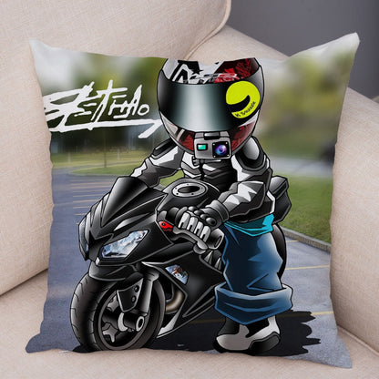 Extreme Sport Pillow Cover Decor Cartoon