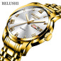 Stainless Steel Business Date Watch Waterproof