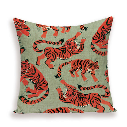 Tier Stil Tiger Kissen Fall Herbst Dschungel Home Dekorationen Kissenbezug Sofa Bett Kissen Abdeckung Kissen Abdeckungen Zimmer Kissenbezug