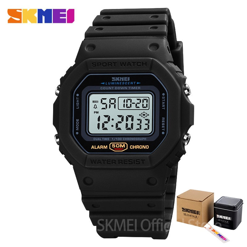 Multifunctional Digital Sport Watch Men 2 Time