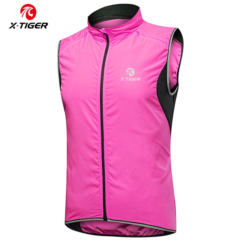 Cycling Vest Windproof Bicycle Vest Black MTB Running Windbreaker Vests Outdoor Sport Wind