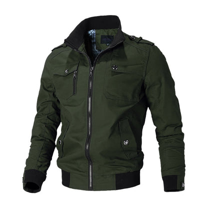 Bomber Jacket Men Fashion Casual Windbreaker Jacket Coat Men 2023 Spring Autumn