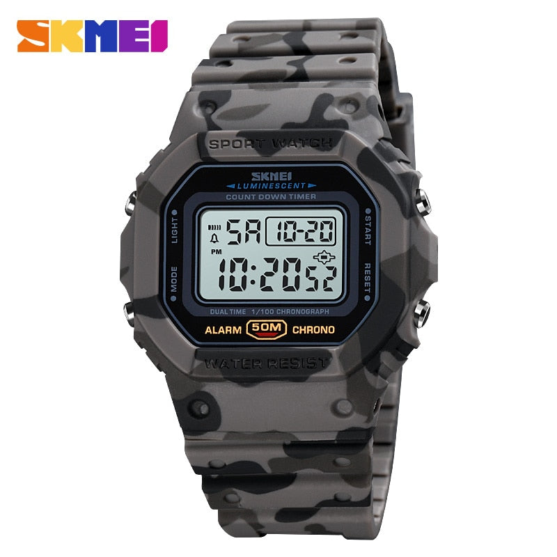 Multifunctional Digital Sport Watch Men 2 Time