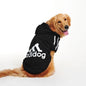 Winter Dog Clothes Adidog Sport Hoodies Sweatshirts Warm Coat Clothing