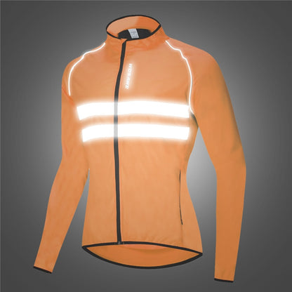 Ultralight Reflective Men's Cycling Jacket Long Waterproof