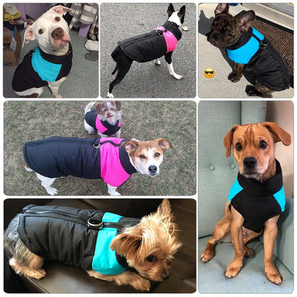 Winter Dog Clothes Pet Coat Puppy Jacket French Bulldog Vest Waterproof Warm
