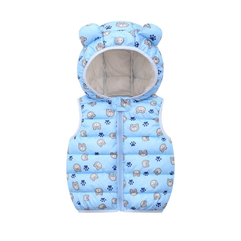 Autumn Children Warm Down Vest Baby