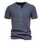 Fashion casual solid color round neck t-shirt for men