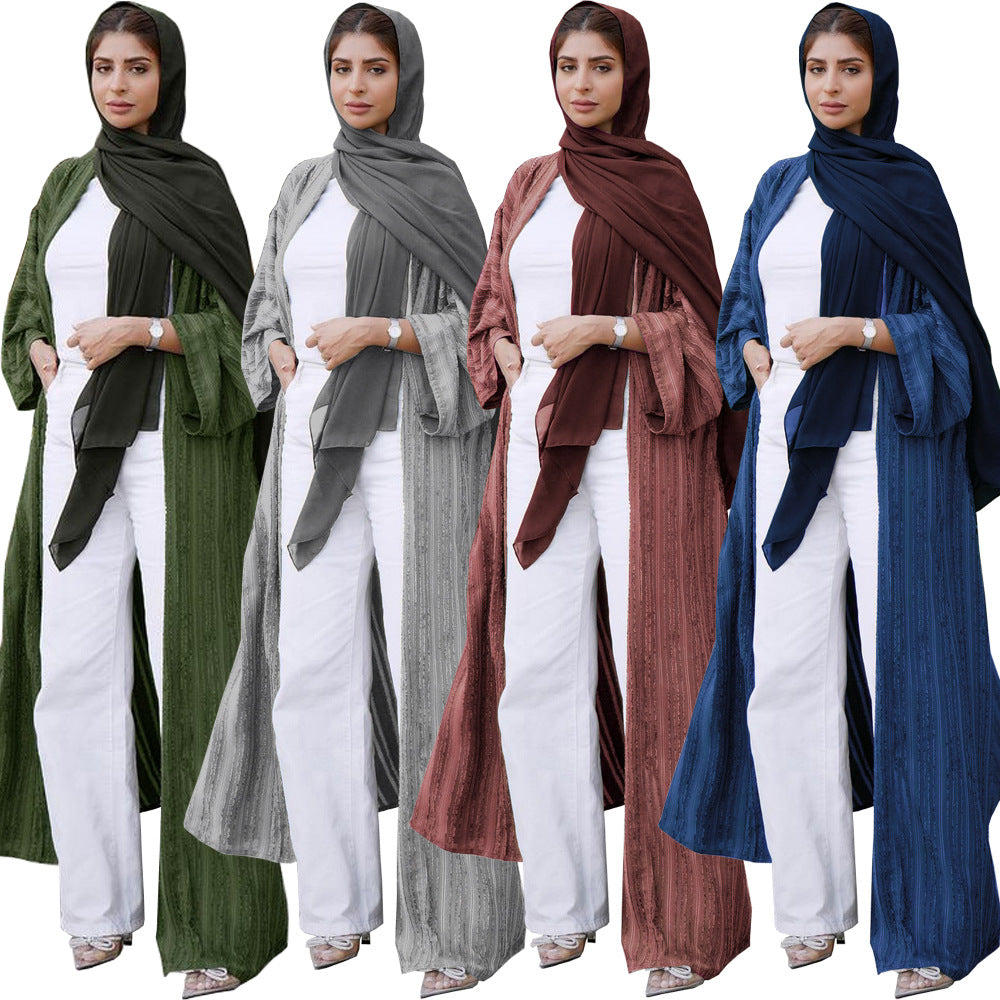 Lange Robe Abaya Hijab Kleider Elegante Islamische