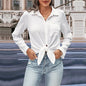 Women's long sleeve polyester shirt
