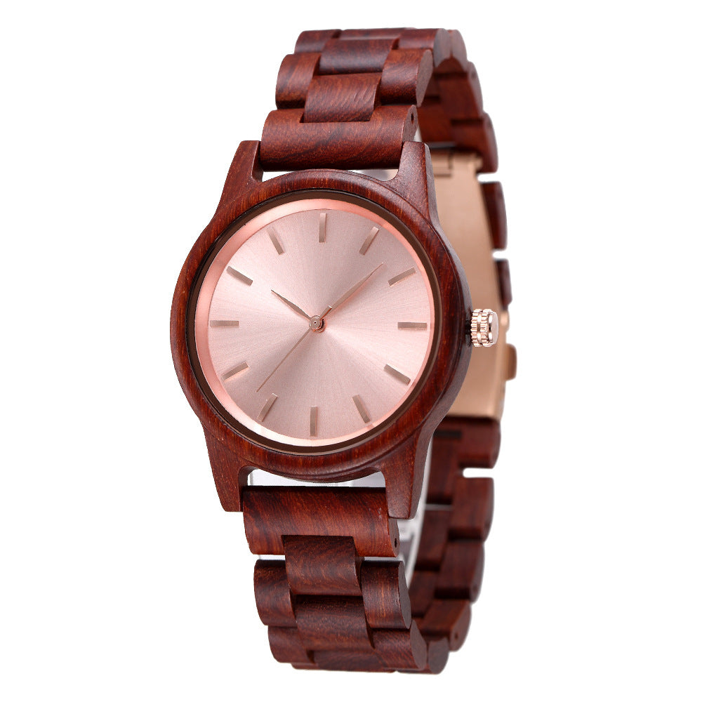 Ultra-thin fashionable simple gifts wooden watch