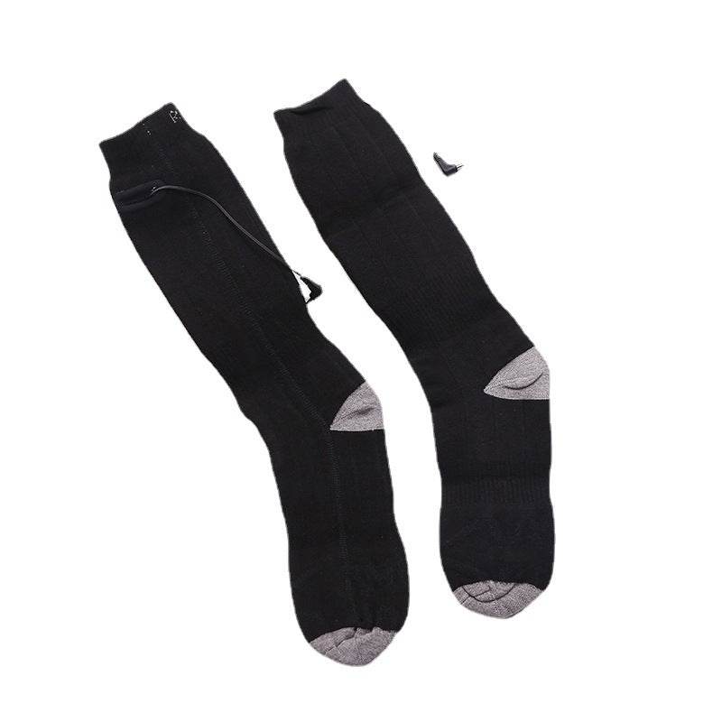 Men's and women's thermal socks with USB thermostat and electric heating