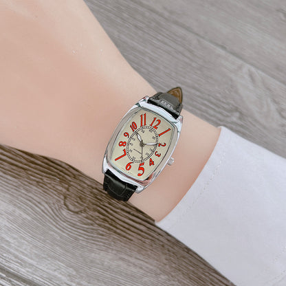 Simple quartz watch for women