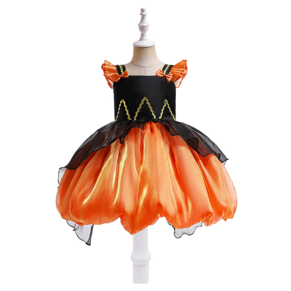 Halloween witch performance costume princess dress