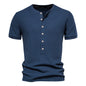 Fashion casual solid color round neck t-shirt for men