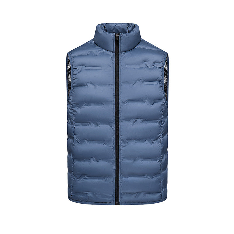 Down vest man and women warm autumn and winter