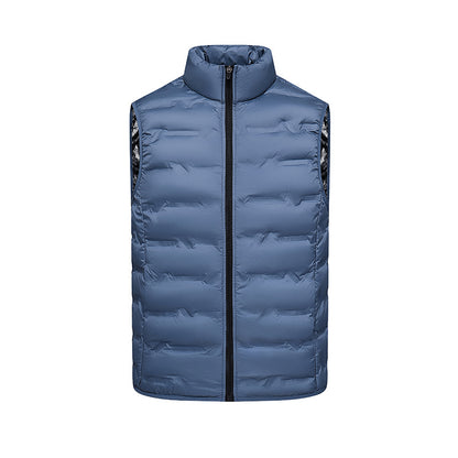 Down vest man and women warm autumn and winter