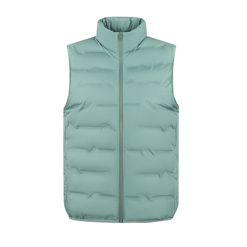 Down vest man and women warm autumn and winter