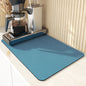 Drain Pad Rubber Dish Drying Mat Super Absorbent Drainer Mats Tableware Bottle Rugs Kitchen Dinnerware Placemat