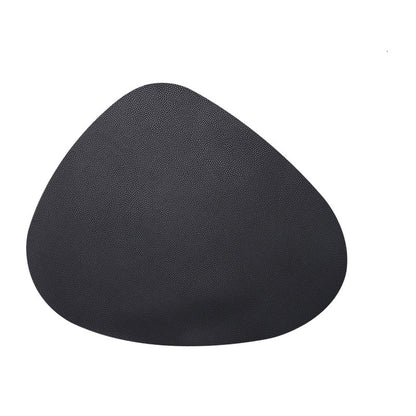 Leather Western Placemat Tableware Pad Oil Waterproof Heat Insulation Non-Slip Tablemat Coaster for Kitchen Washable Cup