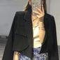 Spring Fashion Women's Blazer Korean Style Office Cropped Blazer