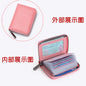 ID Card Holder Bank Credit Bus Cards Cover Anti Degaussing Coin Pocket Wallet Bag Business Zipper Card Holder Organizer