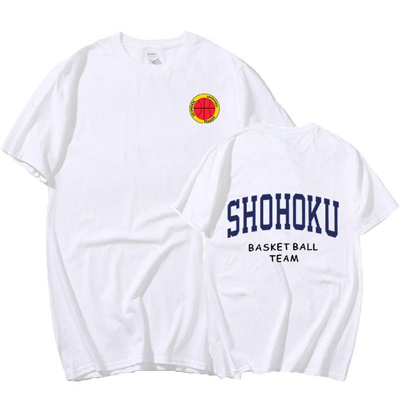 Anime Slam Dunk T-Shirt for Men Sakuragi Hanamichi Kaede Rukawa