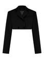 Two Piece Sets Women's Fall Outfits 2023 New Black Matching Sets With Skirt And Blazer