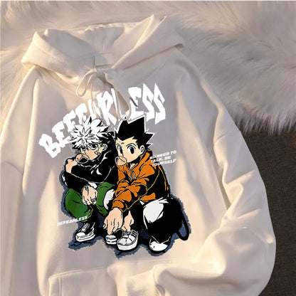 Hoody Gon Grafik Hoodie Frauen Männer Casual Sweatshirt Japan Anime Print Anzüge Übergroßen