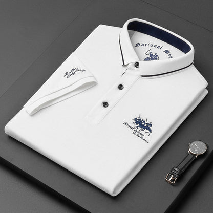 Neue Gestickte Polo Shirt männer High-end-Luxus Top Sommer