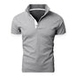 Covrlge Polo Shirt Men Summer Stritching Men's Shorts Sleeve Polo Business Clothing Luxury Men T Shirt Brand Polos MTP129