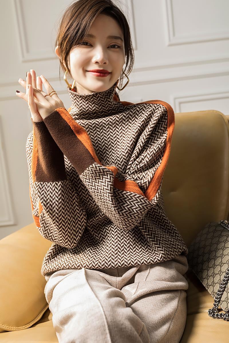 knitted sweater knit jumper for women fashion