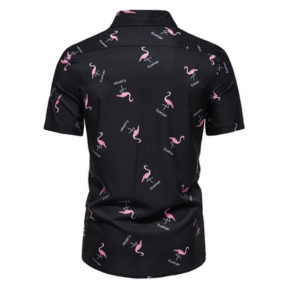 Shirts Sommer Kurzarm Sozialen Prom Kleid Taste Hemd Männer Streetwear